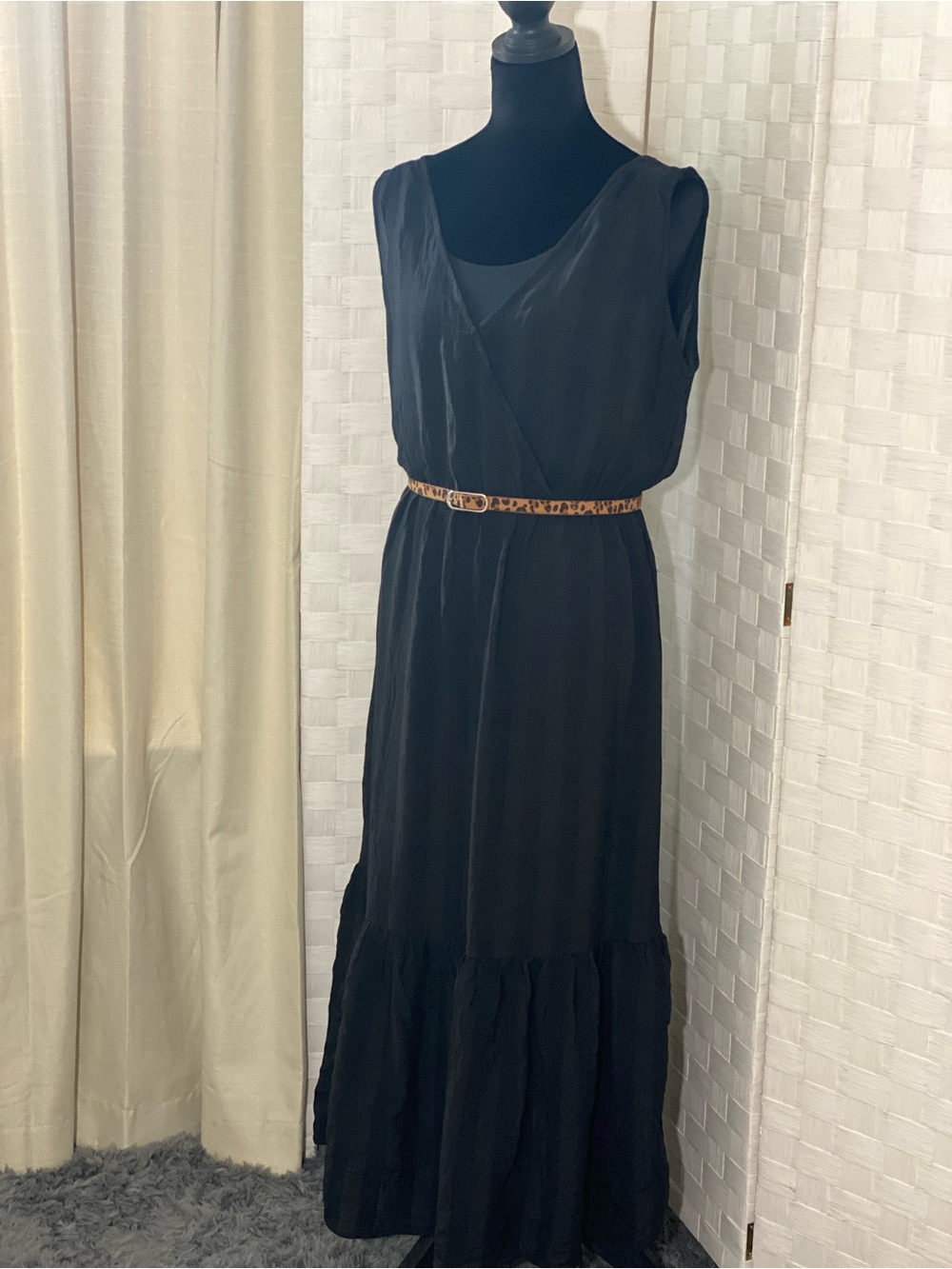 Classic Black Maxi Dress. Size S